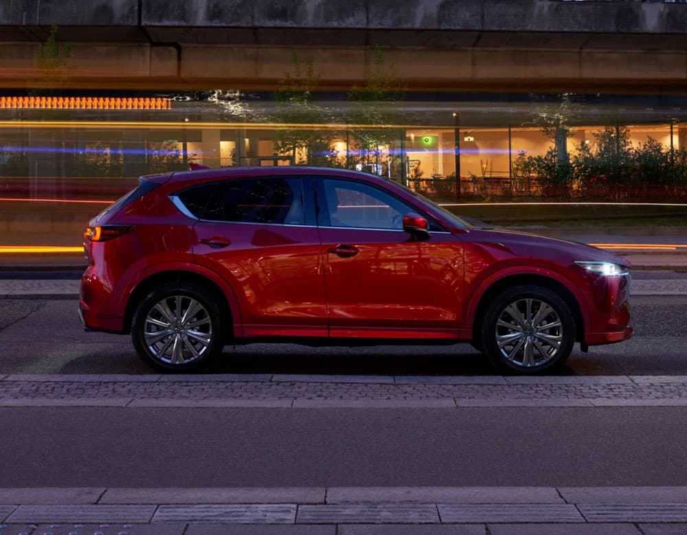 Mazda CX-5 at night