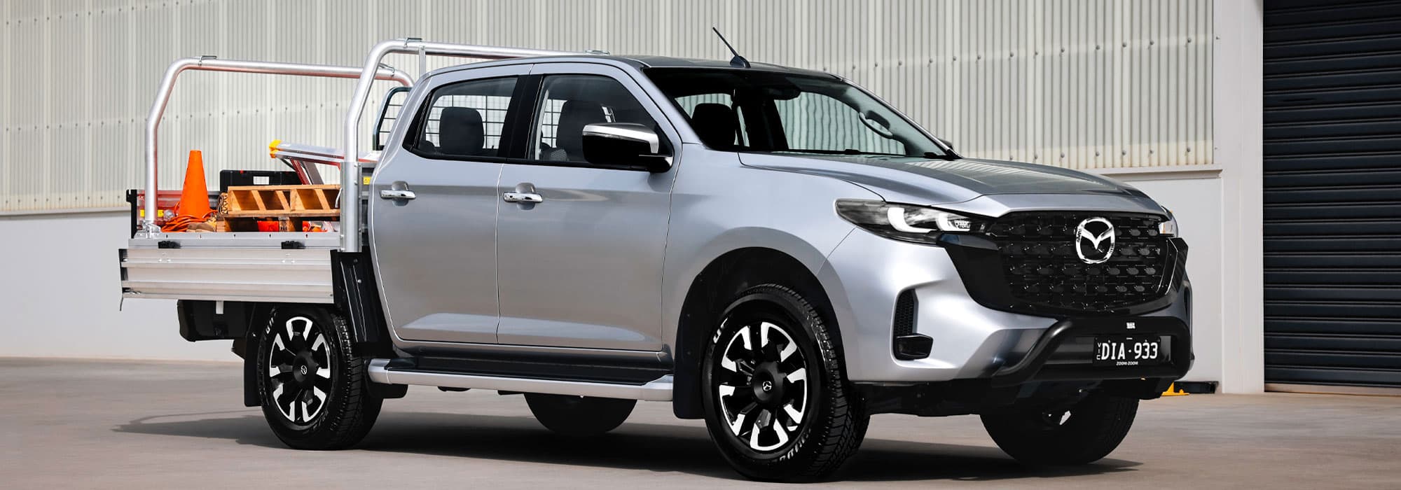 Silver BT-50 Tradie Ute