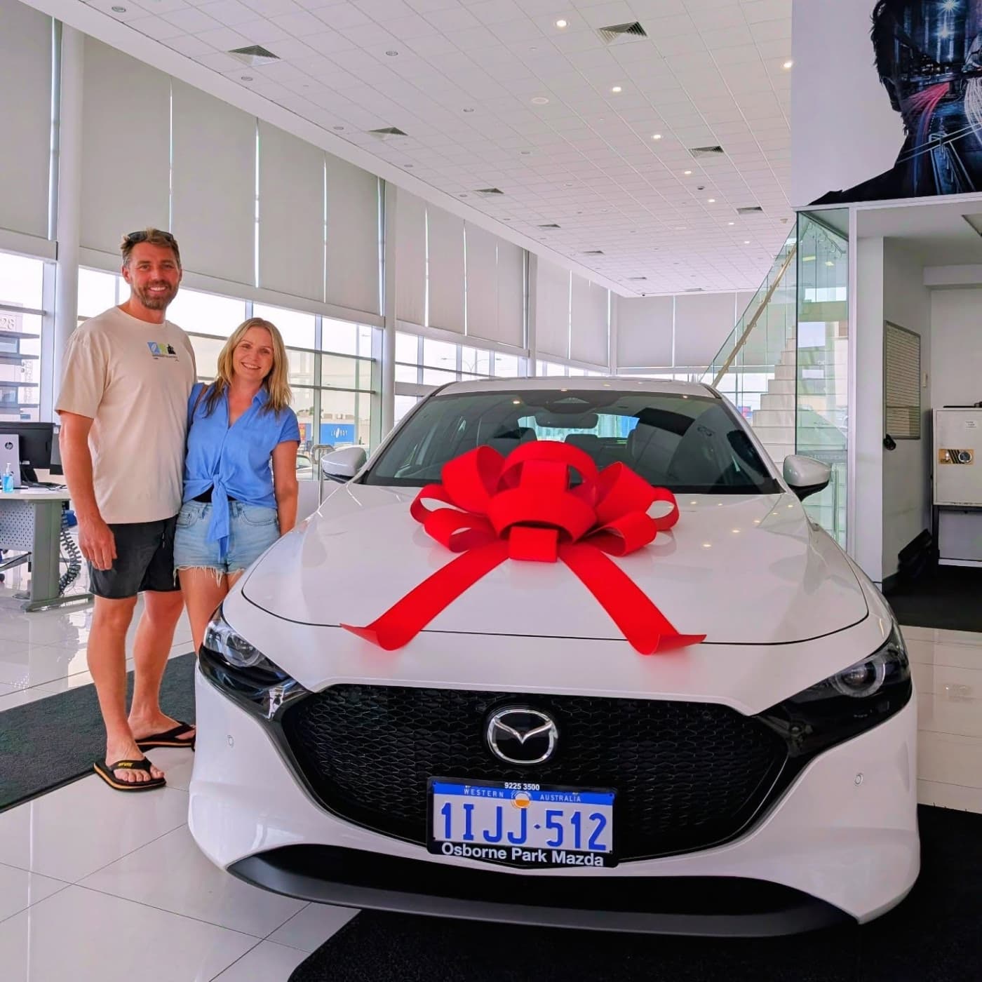 Mazda 3 in Dirk's Backyard